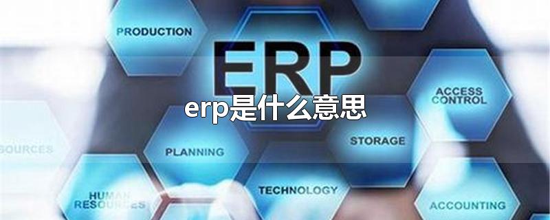 erp是什么意思