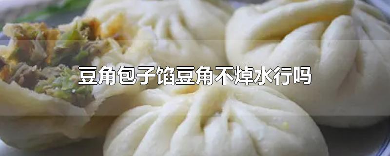 豆角包子馅豆角不焯水行吗