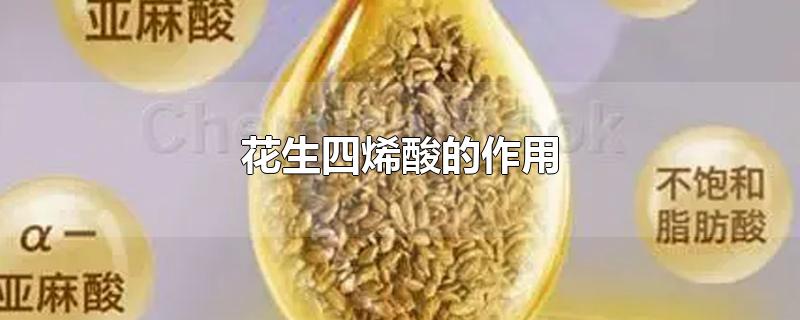 花生四烯酸的作用-最新花生四烯酸的作用整理解答