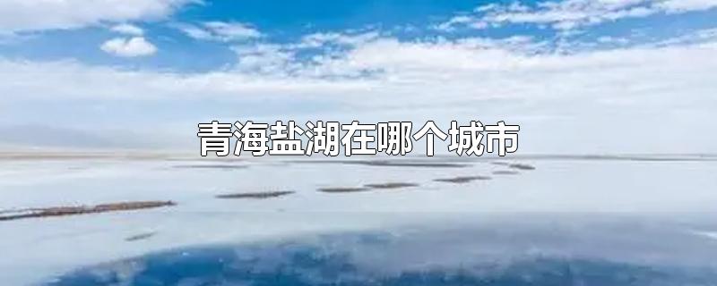 青海盐湖在哪个城市-最新青海盐湖在哪个城市整理解答