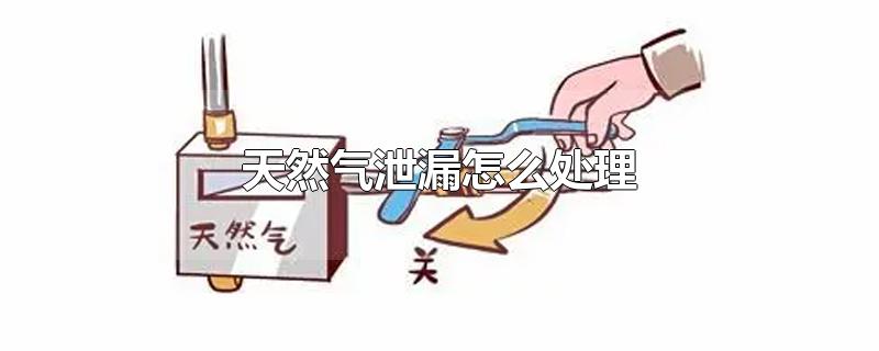 天然气泄漏怎么处理