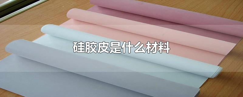 硅胶皮是什么材料