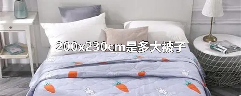 200x230cm是多大被子-最新200x230cm是多大被子整理解答