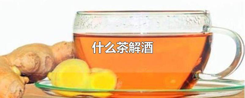 什么茶解酒-最新什么茶解酒整理解答