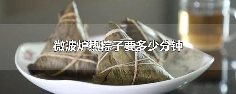 微波炉热粽子要多少分钟-最新微波炉热粽子要多少分钟整理解答