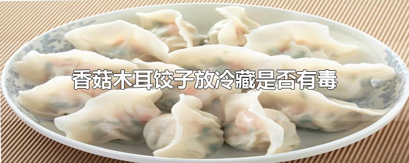 香菇木耳饺子放冷藏是否有毒