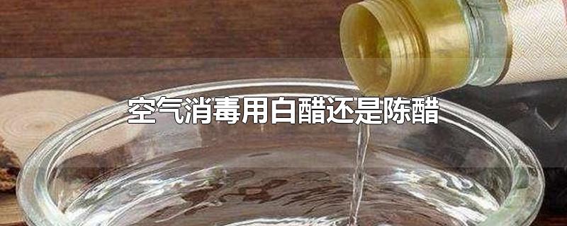 空气消毒用白醋还是陈醋-最新空气消毒用白醋还是陈醋整理解答