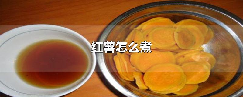 红薯怎么煮