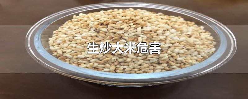 生炒大米危害-最新生炒大米危害整理解答