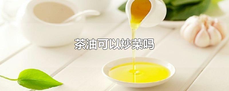 茶油可以炒菜吗