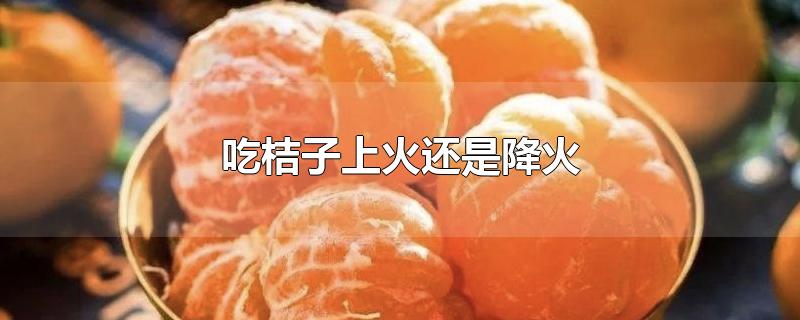 吃桔子上火还是降火