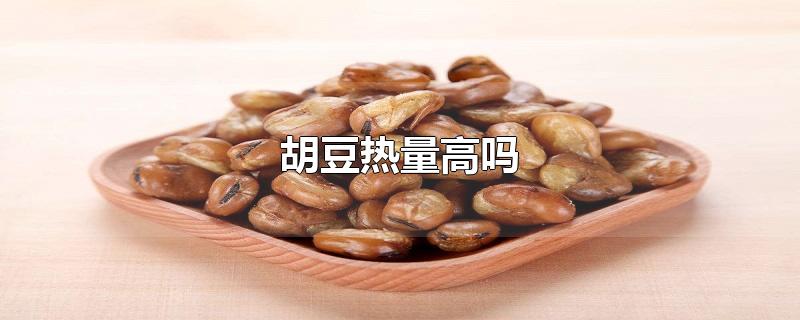 胡豆热量高吗