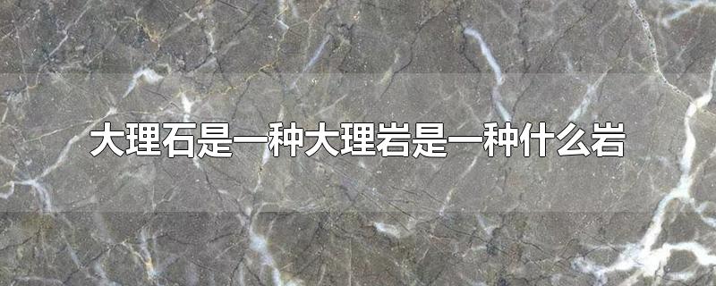 大理石是一种大理岩是一种什么岩-最新大理石是一种大理岩是一种什么岩整理解答