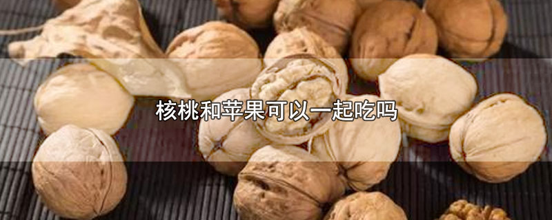 核桃和苹果可以一起吃吗