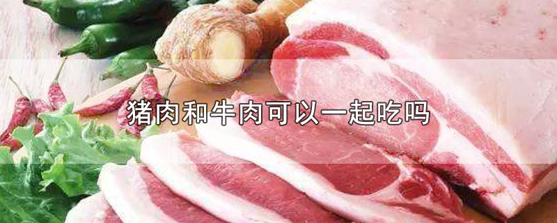 猪肉和牛肉可以一起吃吗-最新猪肉和牛肉可以一起吃吗整理解答