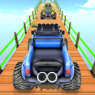 怪物卡车空中特技(Mountain Climb Stunt Car Games)