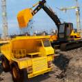 JCB挖掘机施工(CityConstruction)