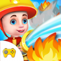 911消防员救火模拟器(RescuePeopleFromFirehouseFunFireFighterGame)