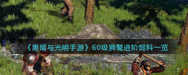 黑暗与光明手游60级狮鹫进阶饲料一览-黑暗与光明手游60级狮鹫进阶饲料怎么获得