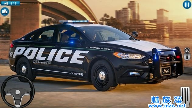 新的警车停车(Modern Police Car Parking 3d - C)-类似模拟警车的游戏