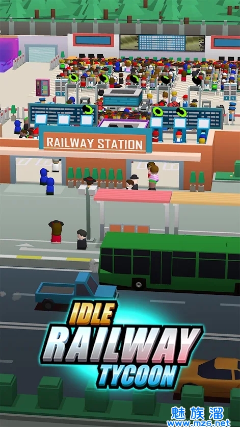 空闲的铁路大亨(Idle Railway Tycoon)-铁路游戏