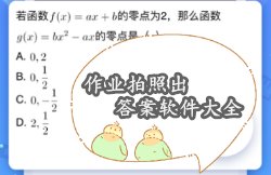 作业拍照出答案软件大全-拍作业的软件,作业拍照出答案APP软件有哪些推荐