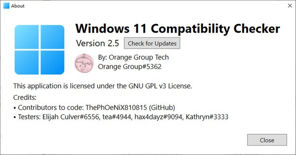 Windows 11 Compatibility Checker(win11升级检测工具) v2.7下载-PC软件Windows 11 Compatibility Checker(win11升级检测工具) v2.7下载