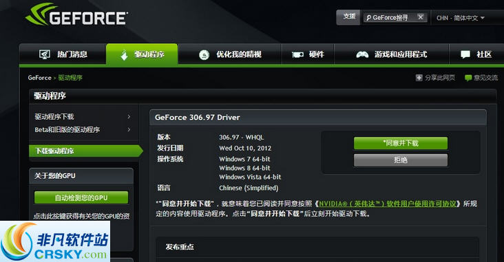 Nvidia显卡驱动桌面版(win7/8/8.1版32位) v372.58下载-PC软件Nvidia显卡驱动桌面版(win7/8/8.1版32位) v372.58下载