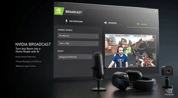 NVIDIA Broadcast(英伟达直播软件) v1.0.0.27下载-PC软件NVIDIA Broadcast(英伟达直播软件) v1.0.0.27下载