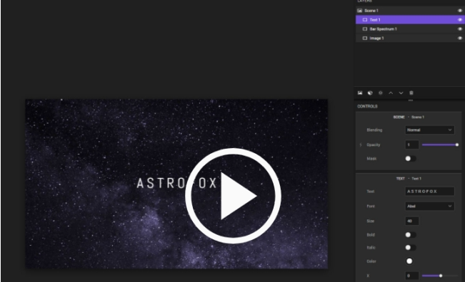 Astrofox音乐可视化效果软件 v1.4.2下载-视频软件Astrofox音乐可视化效果软件 v1.4.2pc下载