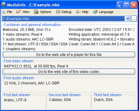 MediaInfo v20.05下载-视频软件MediaInfo v20.05pc下载