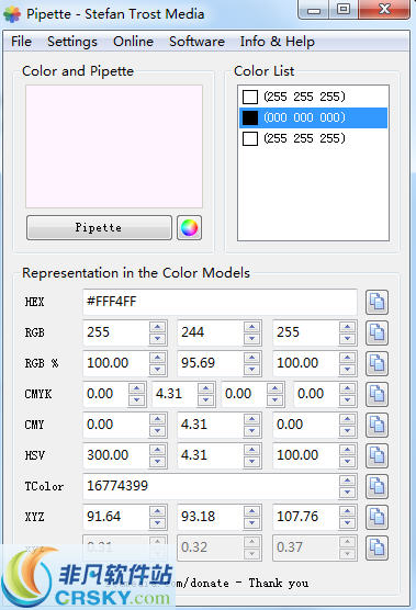 屏幕颜色取色器(Pipette) v20.2.26下载-PC软件[屏幕颜色取色器(Pipette) v20.2.26]下载