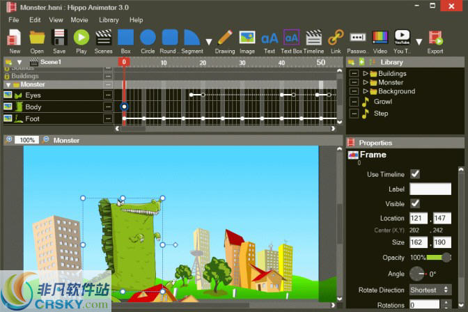 Hippo Animator v5.1.6362下载-PC软件[Hippo Animator v5.1.6362]下载