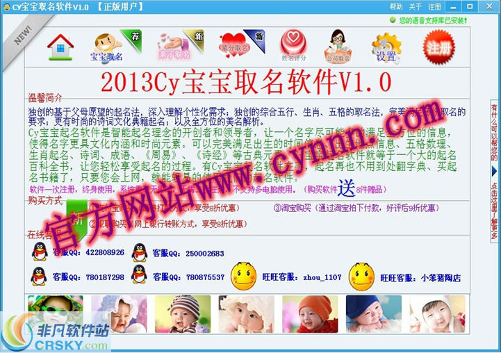 Cy宝宝取名软件 v1.2下载-PC资源Cy宝宝取名软件 v1.2下载