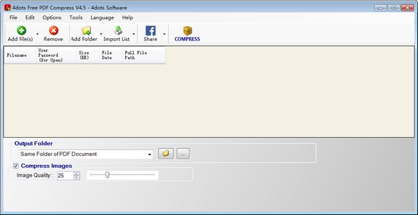 4dots Free PDF Compress(PDF压缩工具) v4.7下载-PC资源4dots Free PDF Compress(PDF压缩工具) v4.7下载