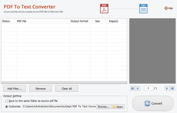 Adept PDF to Text Converter(PDF转文本工具) v4.01下载-PC资源Adept PDF to Text Converter(PDF转文本工具) v4.01下载