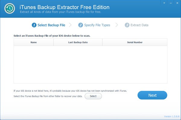 iTunes Backup Extractor Free Edition(iTunes备份提取器) v1.5.8.9下载-PC资源iTunes Backup Extractor Free Edition(iTunes备份提取器) v1.5.8.9下载