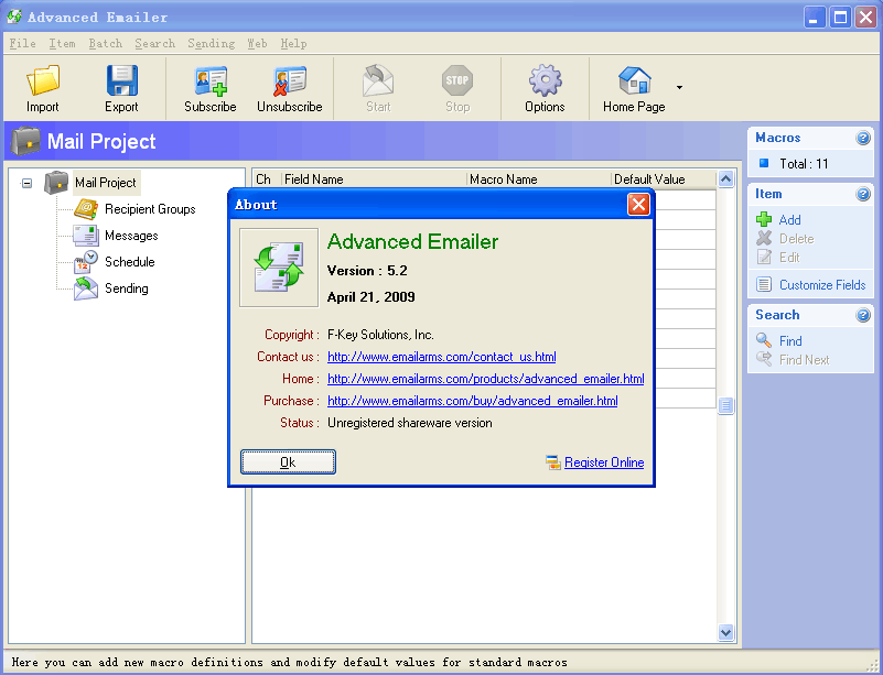 Advanced Emailer v6.5下载-网络软件Advanced Emailer v6.5     PC下载