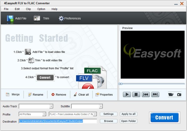 4Easysoft FLV to FLAC Converter(FLV转FLAC音频转换器) v3.2.28下载-视频软件4Easysoft FLV to FLAC Converter(FLV转FLAC音频转换器) v3.2.28pc下载