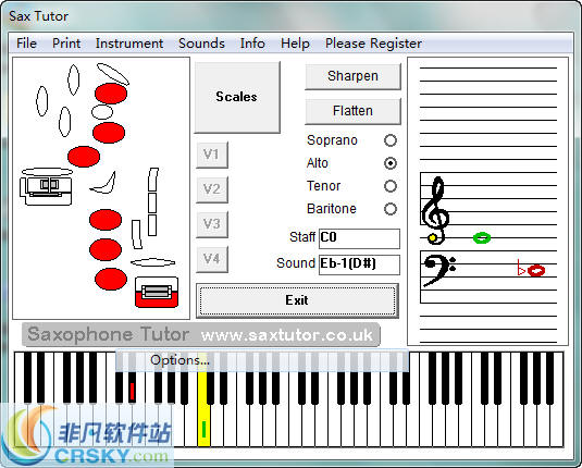 SaxTutor(萨克斯学习软件) v6.2下载-视频软件SaxTutor(萨克斯学习软件) v6.2pc下载