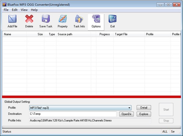 Bluefox MP3 OGG Converter(MP3/OGG音频格式转换) v3.01.12.1010下载-视频软件Bluefox MP3 OGG Converter(MP3/OGG音频格式转换) v3.01.12.1010pc下载