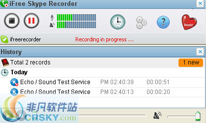 iFree Skype Recorder v8.0.22下载-视频软件iFree Skype Recorder v8.0.22pc下载