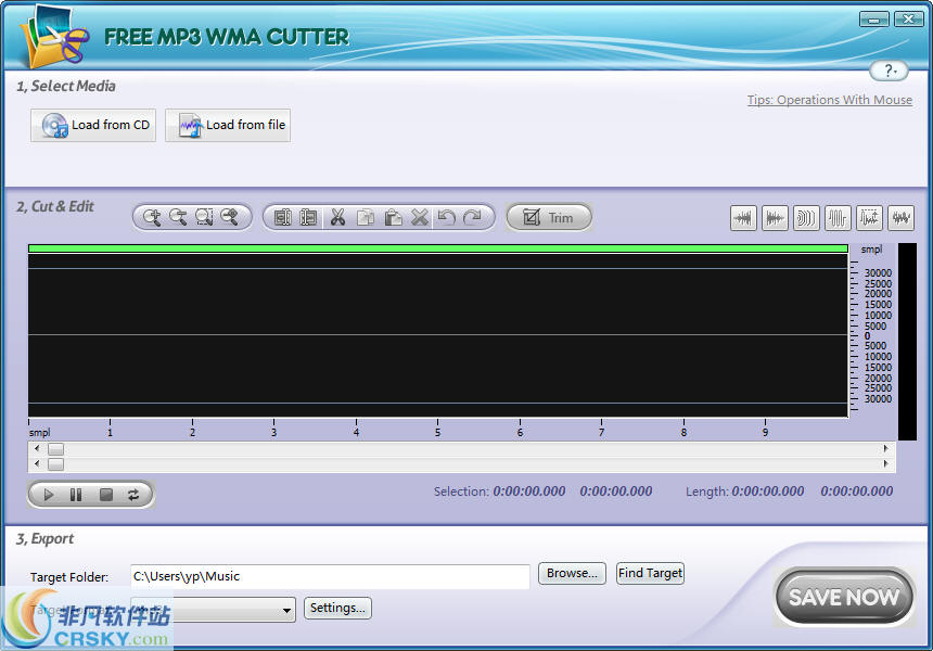 Free MP3 WMA Cutter v4.1.11下载-视频软件Free MP3 WMA Cutter v4.1.11pc下载