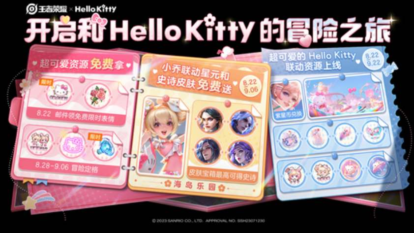 王者荣耀Hello Kitty联动皮肤获取攻略